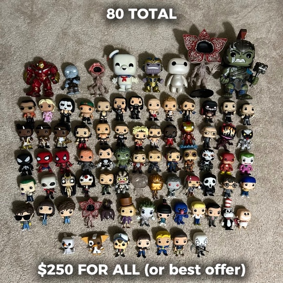 95 Funko Pops - Picture 1 of 3